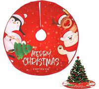 Gonna per Albero di Natale, 36 pollici/90 cm Tappetino per Copertura Base Albero, Gonna per Base Albero di Natale, Gonna Albero di Natale, per Decorazioni Natalizie per Feste di Natale