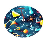 Gonna per albero di Natale con stampa astratta scienza chimica - copertura per albero di Natale, decorazione natalizia per la famiglia