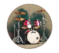 Gonna per albero di Natale con stampa jazz, decorazioni natalizie per feste e interni