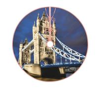 Gonna per albero di Natale con stampa Tower Bridge a Londra, adatta per Natale, feste, vacanze e decorazioni di Capodanno