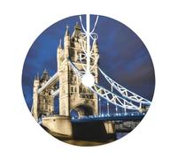 Gonna per albero di Natale con stampa Tower Bridge a Londra, adatta per Natale, feste, vacanze e decorazioni di Capodanno