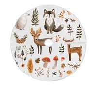 Gonna Per Albero Di Natale Cute Holt Animals Coperta Rotonda S