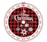 Gonna per albero di Natale, decorazione per albero di Natale, base per albero di Natale, 60 cm, copertura rossa per albero di Natale, renna con fiocco di neve, decorazione per la casa, renna da 60 cm