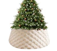 Gonna per albero di Natale, grande, collare per albero di Natale, pieghevole, decorazione a collo d'albero, morbido anello per la decorazione della casa