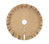 Gonna per Albero di Natale Realizzata in Iuta, Decorazione per Albero di Natale, Stile Rustico, Coperta Natalizia, Rotonda, per La Casa, Natale, 50inch