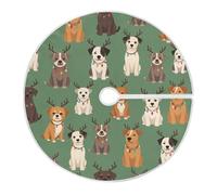 Gonna Per Albero Di Natale Reindeer Various Dogs L