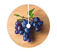 Gonna per albero di Natale rustica con stampa a motivo uva, perfetta per la decorazione della fattoria, decorazione per la gonna dell'albero di Natale