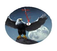 Gonna per albero di Natale stampata con aquila sotto le stelle, 76,2 cm, in morbido poliestere, per feste