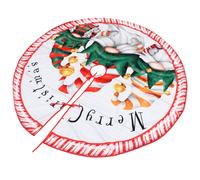 Gonna per albero di Natale Tappetino decorativo per albero di Natale Gonna per