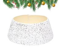 Gonna per albero di Natale - Tappeto decorativo e luminoso per base di albero | Tappetini decorativi per gonna di albero di Natale, tappeto base natalizia per casa, giardino e l