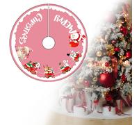 Gonna per albero di Natale, tappeto decorativo rustico per albero di Natale