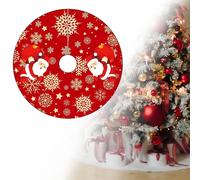 Gonna per albero di Natale, tappeto decorativo rustico per albero di Natale