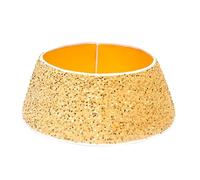 Gonna per albero Natale con paillettes scintillanti, Gold L