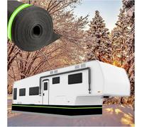 Gonna per camper da viaggio, fondo in rete di ferro, facile installazione, resistente al vento e alla neve, altezza 81,5 cm, 26 m