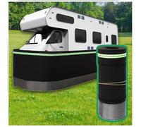 Gonna per Camper, Gonna per roulotte da Viaggio, Rete in Fibra di Legno ad Alta densità, Resistente al Vento e alla Neve per Il rimessaggio Invernale dei Camper,105ft/32m,3.3 ft / 1 m