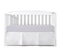 Gonna per culla Gonna a pieghe for lettino for culla, aggiungi lenzuolo superiore bianco for ragazzi e ragazze, biancheria da letto for bambini, alta 35,6 cm(Wihte,70x 140 x 36 cm)