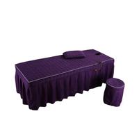 Gonna per lettino da massaggio Lenzuolo for salone di bellezza Breve copriletto con gonna for letto for massaggio corpo foro(Color 11,190cm x 70cm)