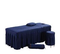 Gonna per lettino da massaggio Lenzuolo for salone di bellezza Breve copriletto con gonna for letto for massaggio corpo foro(Color 9,185cm x 70cm)