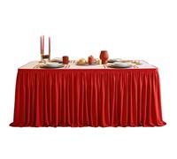Gonna Per Tavolo,1.8/2.7 M Tessuto Copritavolo Rettangolare,Arredo Casa Eventi Interno Esterno - Baby Shower Natale Eventi Interni Ed Esterni