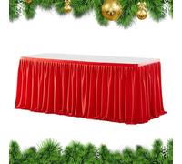 Gonna Per Tavolo In Tessuto | Rettangolo in Tessuto per Sottotavola Natalizio - Decorazioni per Feste in Stoffa Arredo Casa per Riunioni Completti Matrimonio,Baby Shower Natale Eventi Interni Ed Ester