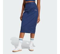 adidas Originals - Gonna longuette blu gessata 36