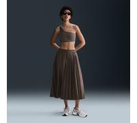 Gonna plissettata Dri-FIT Nike 24.7 PerfectStretch - Donna - Marrone M (IT 44-46)