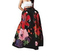 Gonna Plissettata Similpelle Minigonna Volant Gonna Lunga con Tasche Gonne A Pantalone Gonne Estive Lunghe Gonna Trapezio Gonna Svasata Corta Gonne Lunghe Estive Donna Gonna Estive 2024 Gonna con