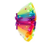 Gonna tutù arcobaleno per ragazze con elastico in vita e gonna in tulle con