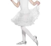 Gonna Tutu Burlesque Bambina Smiffys Accessorio Costume di Carnevale Bianca