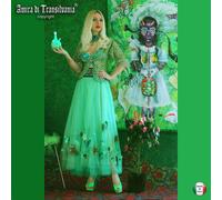 Gonna Tutu Donna Tulle Multistratto Ricamata Matrimonio Elegante Retro di Lusso