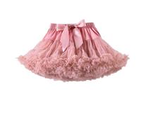 Gonna tutù per Bambine, Sottogonna a Strati tutù gonfio, Gonna in Tulle da Principessa Abito da Danza Classica Festa Danza Mini Costumi da Indossare Tutti i Giorni,Pink 2,S