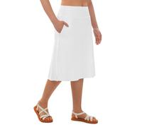 Gonne da bagno da donna con leggings 66 cm lunghezza midi modesto costume da bagno con gonna lunga con tasche con cerniera