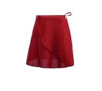 Gonne da Balletto for Donne, gonne in Chiffon con Lacci, gonne da Ballo, Body for Ragazze e Adulti, gonne for la Pratica del Balletto, minigonne da Ballo per Donne(Dark Red,XL Height 160-175cm)