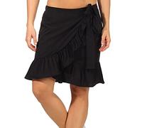 Only Onlolivia Wrap Skirt Wvn Noos, Donna, Nero, XS