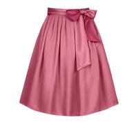 Gonne invernali lunghe al ginocchio da donna per feste di birra uso quotidiano versatile abbigliamento casual con design a fascia in vita. Gonne bianche per ragazze, rosa intenso, S