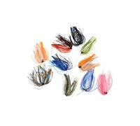 Gonne Jig Silicone 10 Pacchetti Pesca Basso Spinnerbait Gonne Ricambio per fai