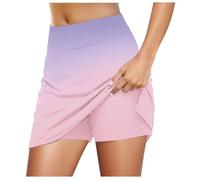 Gonne lunghe strette da donna, casual, tinta unita, da tennis, yoga, sport, gonna attiva, Colore: rosa., M