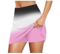 Gonne lunghe strette da donna, casual, tinta unita, da tennis, yoga, sport, gonna attiva, Rosa chiaro., M