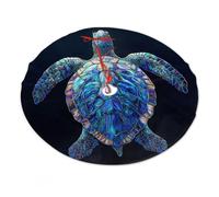 Gonne per albero di Natale da 36 pollici, decorazioni natalizie festive per uso interno ed esterno, blu - Tappetino per albero di Natale SeTurtle colorato per celebrazioni natalizie