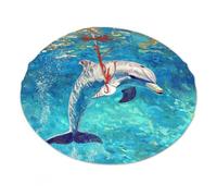 Gonne per albero di Natale da 36 pollici, decorazioni natalizie festive per uso interno ed esterno, tappetino per albero di Natale scintillante SeDolphin per celebrazioni di festival