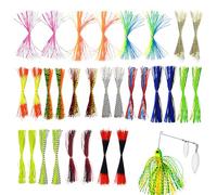 Gonne per esche da 30 fasci in morbido silicone colorato