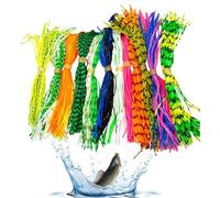 Gonne Spinnerbait - Gonne A Maschera In Silicone, Gonna Esca Spinner A 12 Bombe | Per Pesci Per Le Attività All'aperto Di Sopravvivenza All'acqua Di Mare D'acqua Famiglia Di Campeggio