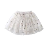 Gonne Tulle Bambina Gonna Tutu Ricamata con Rayas e Fiore Arcobaleno per Ragazze da Uno a Dieci Anni per Feste Carnevale