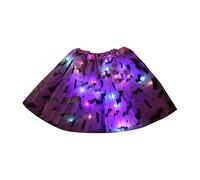 Gonne Tutu Donna con Stampa Halloween Gonna tutù Tre Strati Gonne Tulle Donna Carnevale Corte Retro Gonna Corta Elasticizzata in Rete Minigonna Danza Classica per Feste Cocktail (PP2, One Size)