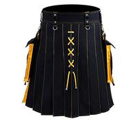 Gonnellino da Uomo Abito Scozzese Tradizionale Festa delle altopiano Highland Kilt da uomo disponibili in vari colori