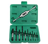 Gonnely Set di Bussole, 11pcs Estrattore Viti Danneggiate, Set di Estrattori di Viti con Giramaschi Regolabili, Punte HSS, per Rimuovere Viti Prigioniere, Bulloni, Viti Bloccate