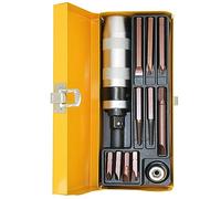 Gonnely Set di Punte per Cacciavite, 12 Pezzi Set di Cacciaviti a Percussione Estrattore per Decapitazione Cacciaviti a Percussione Reversibili Manuali