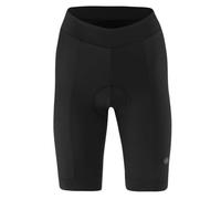 Gonso Lisa, Pantaloncini corti da ciclismo da donna, Calzamaglia da ciclismo con cuscinetto di seduta Dry Up Air, Vita ad alta elasticità e comfort, Vestibilità aderente, Nero, 44