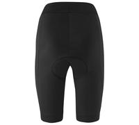 Gonso Lisa, Pantaloncini corti da ciclismo da donna, Calzamaglia da ciclismo con cuscinetto di seduta Dry Up Air, Vita ad alta elasticità e comfort, Vestibilità aderente, Nero, 48
