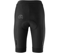 Gonso Fortuna, Pantaloncini corti da ciclismo da donna, Calzamaglia da ciclismo con cuscinetto di seduta Relax Gel Comfort, Alta elasticità e cintura comfort, Vestibilità aderente, Nero, 46